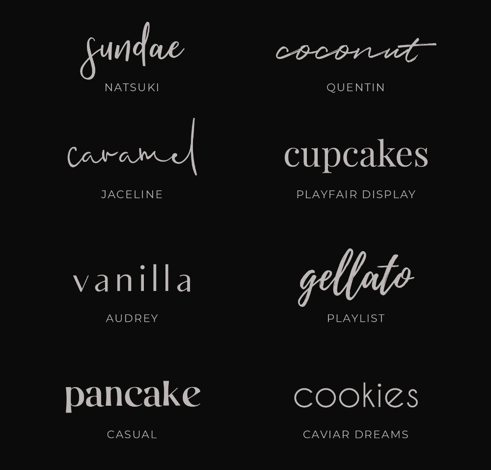 creatieve lettertypes