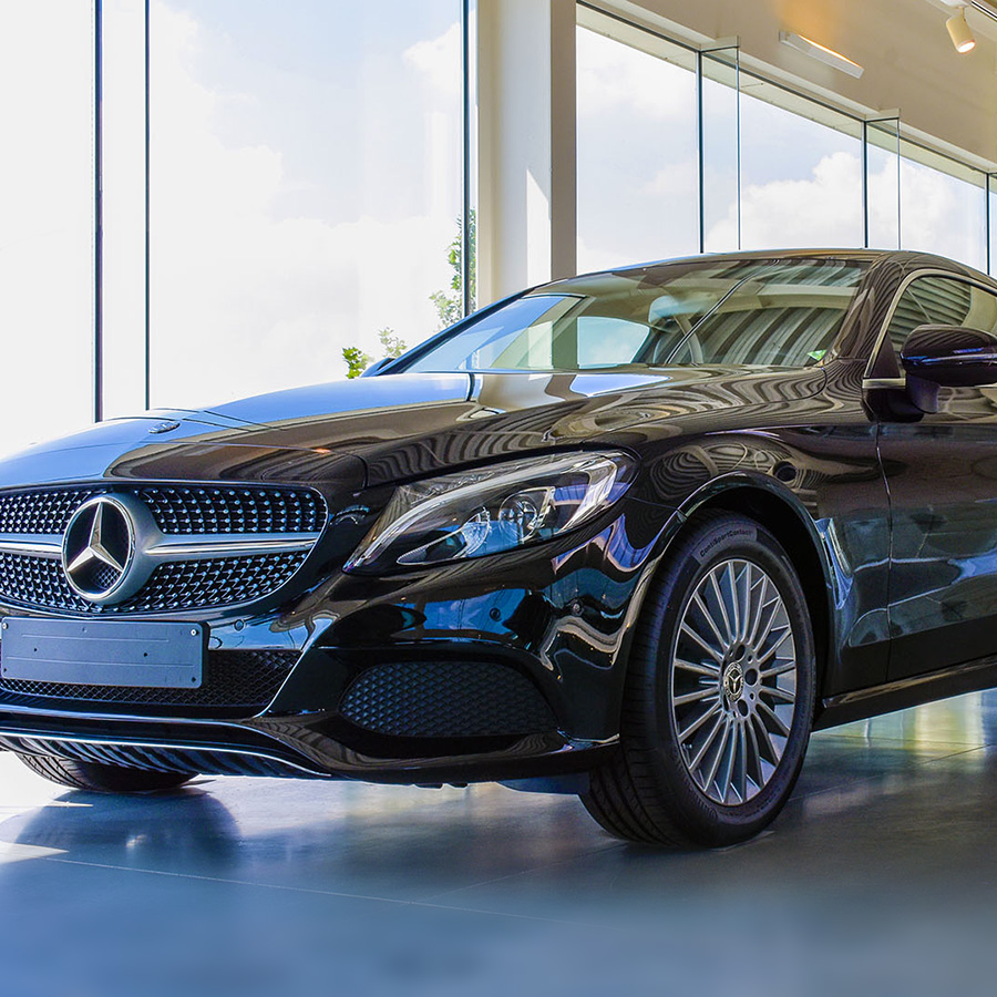 mooie foto van een luxe wagen